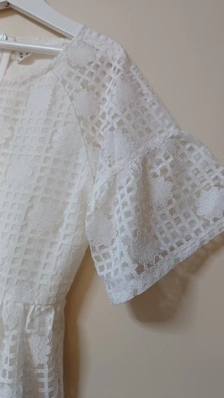 Vestido blanco ocasión especial Talla 10