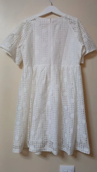 Vestido blanco ocasión especial Talla 10