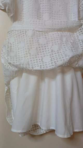 Vestido blanco ocasión especial Talla 10
