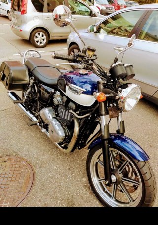 Triumph Bonneville SE Azul Océano