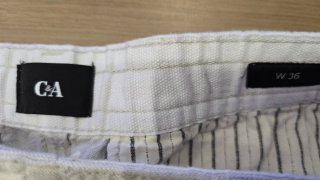 Bermudas crema talla 46 casi nuevas