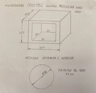Microondas Cecotec ProClean 8110 Inox 28L