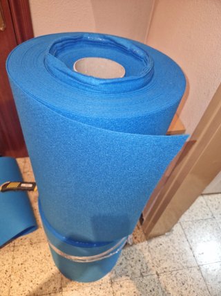 Alfombra Moqueta Azul