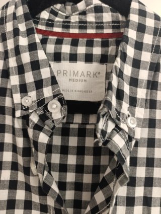 Camisa cuadros vichy hombre Primark M