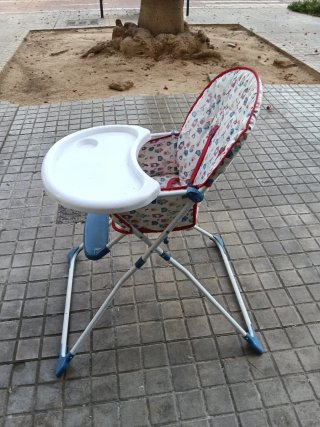 Silla de bebé para comer plegable