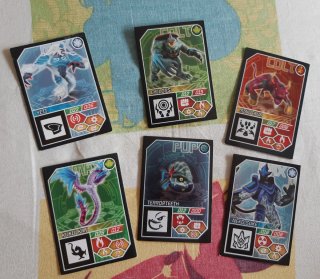 Cartas Invizimals Colección antigua