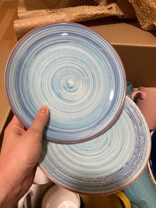 Pack Tazas y Platos Cerámica