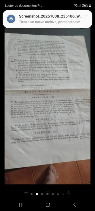 Documentos antiguos 1812