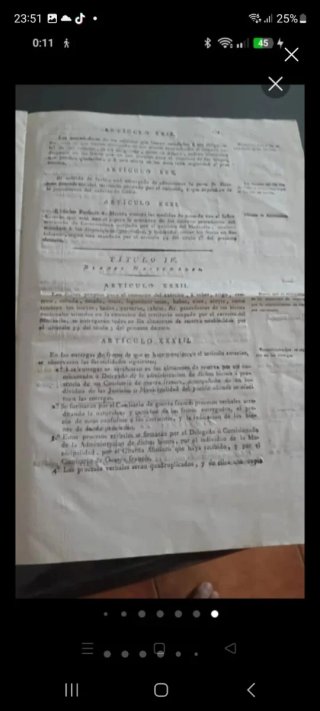 Documentos antiguos 1812