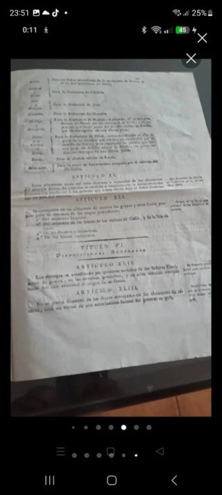 Documentos antiguos 1812