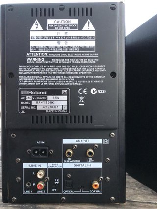 Monitores Activos Edirol MA-15D Digital Stereo