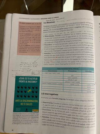 Lengua castellana y literatura 1, Le Bachillerato