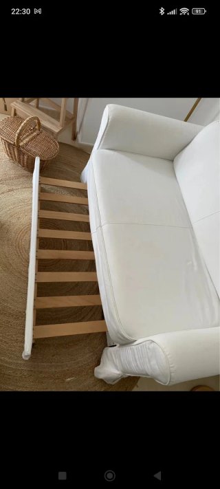Sofá cama Ikea blanco