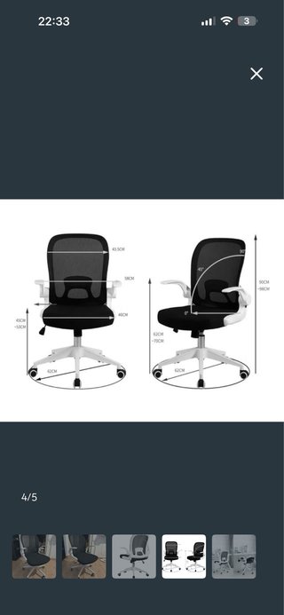 Silla de oficina ergonómica