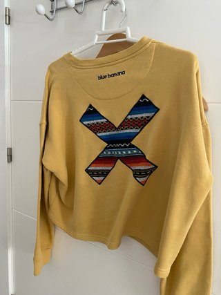 Sudadera Blue Banana amarilla sin usar