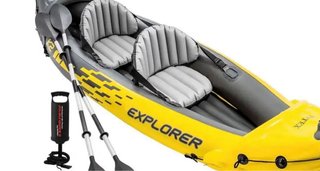 Canoa Intex Explorer K2 + accessori