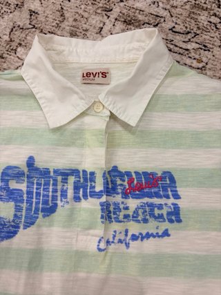 Polo Levi's Rayas Verdes Talla M