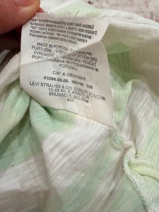 Polo Levi's Rayas Verdes Talla M