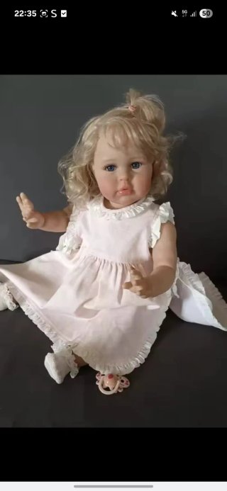 Muñeca Reborn Vinilo 60 cm