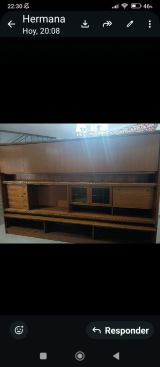 Mueble comedor antiguo madera