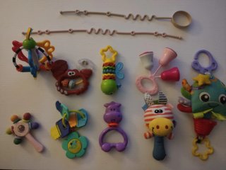 Lote Juguetes Bebé Sonajeros