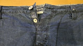Pantalón corto cuadros talla XXL