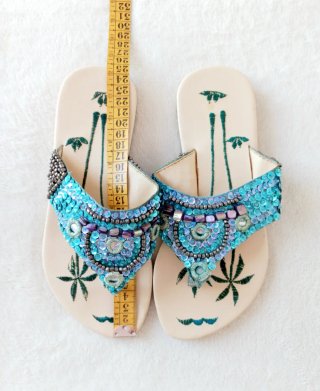 Sandalias Boho Artesanía.