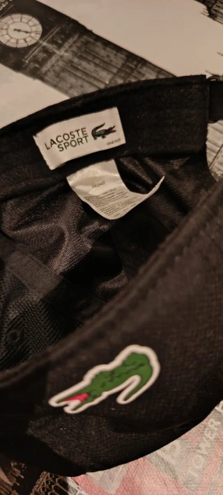 Gorra Lacoste Negra