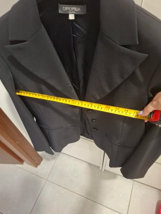 Blazer nero Camomilla donna taglia 46