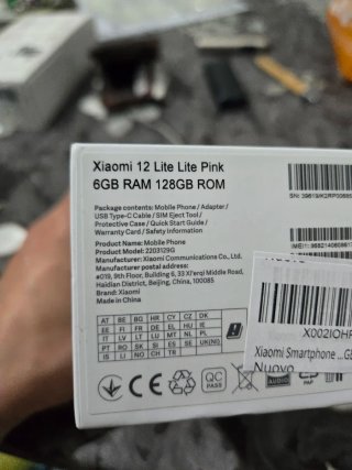 Xiaomi 12 Lite Rosa pink