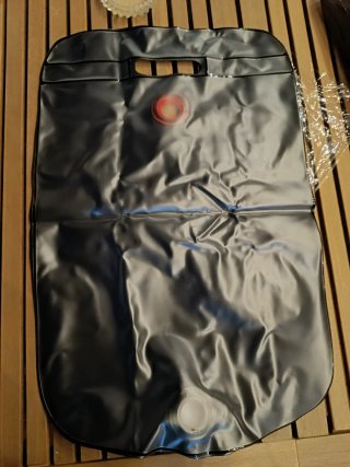 Bolsa ducha solar 20L camping nueva
