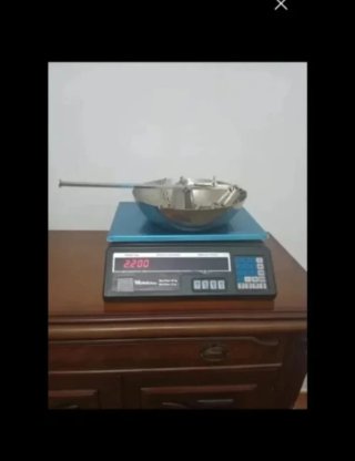 Balanza antigua de cocina
