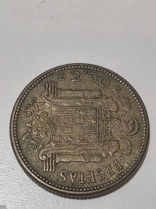 Lote 4 Pesetas Franco 1947 - 49 -52 -53/ 2,5 1953