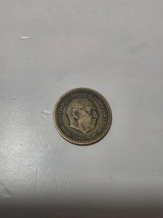 Lote 4 Pesetas Franco 1947 - 49 -52 -53/ 2,5 1953