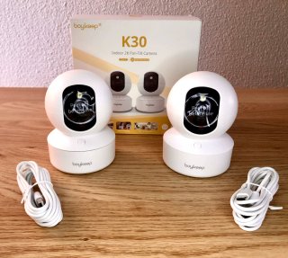 2 Cámaras Boykeep K30 Indoor 2K Pan-Tilt