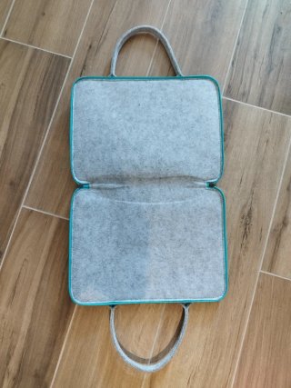 Funda portátil gris