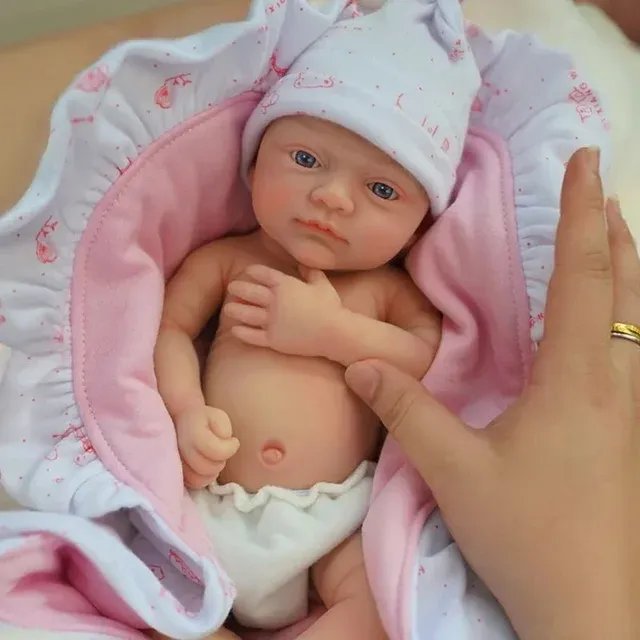 Muñeca reborn bebé silicona flexible