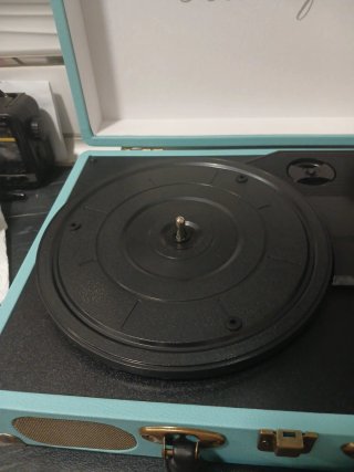 Tocadiscos Retrolife Azul y Negro