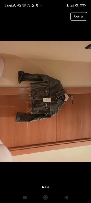 Chaqueta vaquera Zara corta