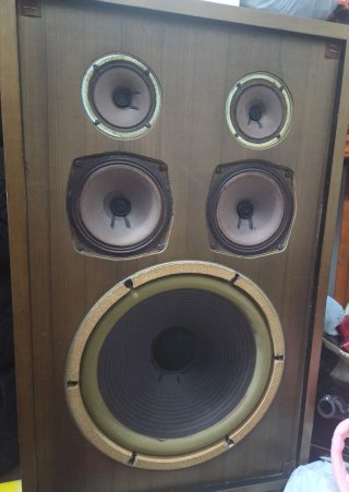 Altavoz Vintage Madera Marrón