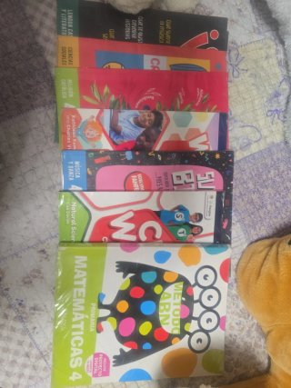 Libros de texto 4° primaria colegio Pablo vi