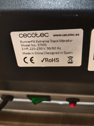 Cinta de Correr Cecotec con Masajeador