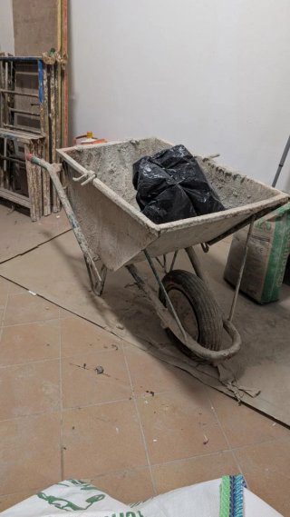 Carretilla de obra reforzada
