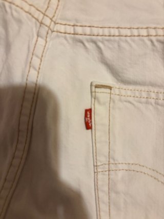 Shorts vaqueros Levi's blancos Talla 40