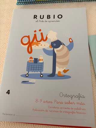 Cuadernillos Rubio 4 primaria