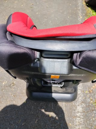 Silla de coche Nurse roja y negra