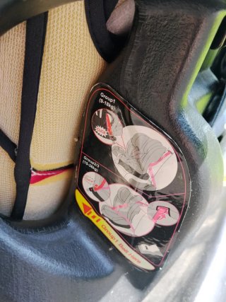 Silla de coche Nurse roja y negra