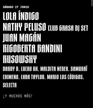 Cartel Big Sound Sábado 27 Junio