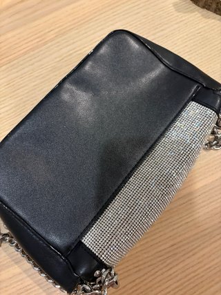 Bolso Victoria's Secret Negro y Plateado