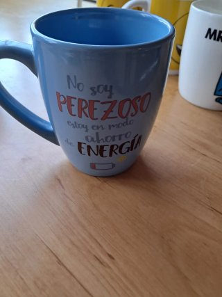 5 Tazas Cerámica Mr. Grumpy Emoji Milk